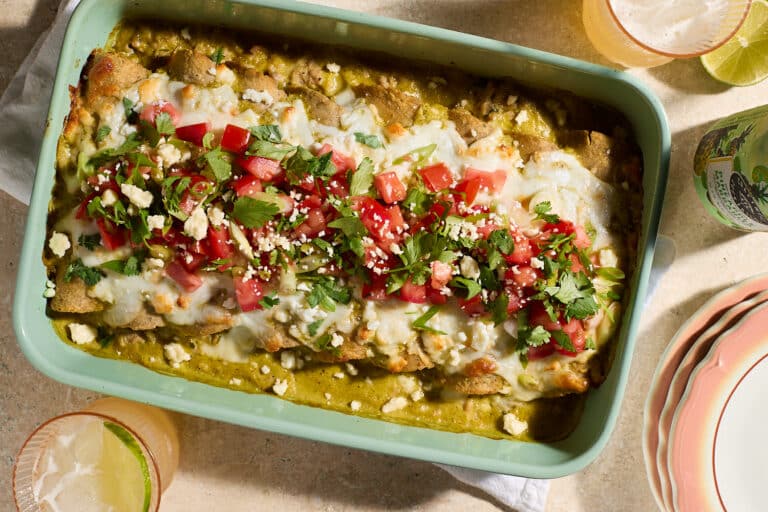 Hatch Chile Chicken Enchiladas Verde