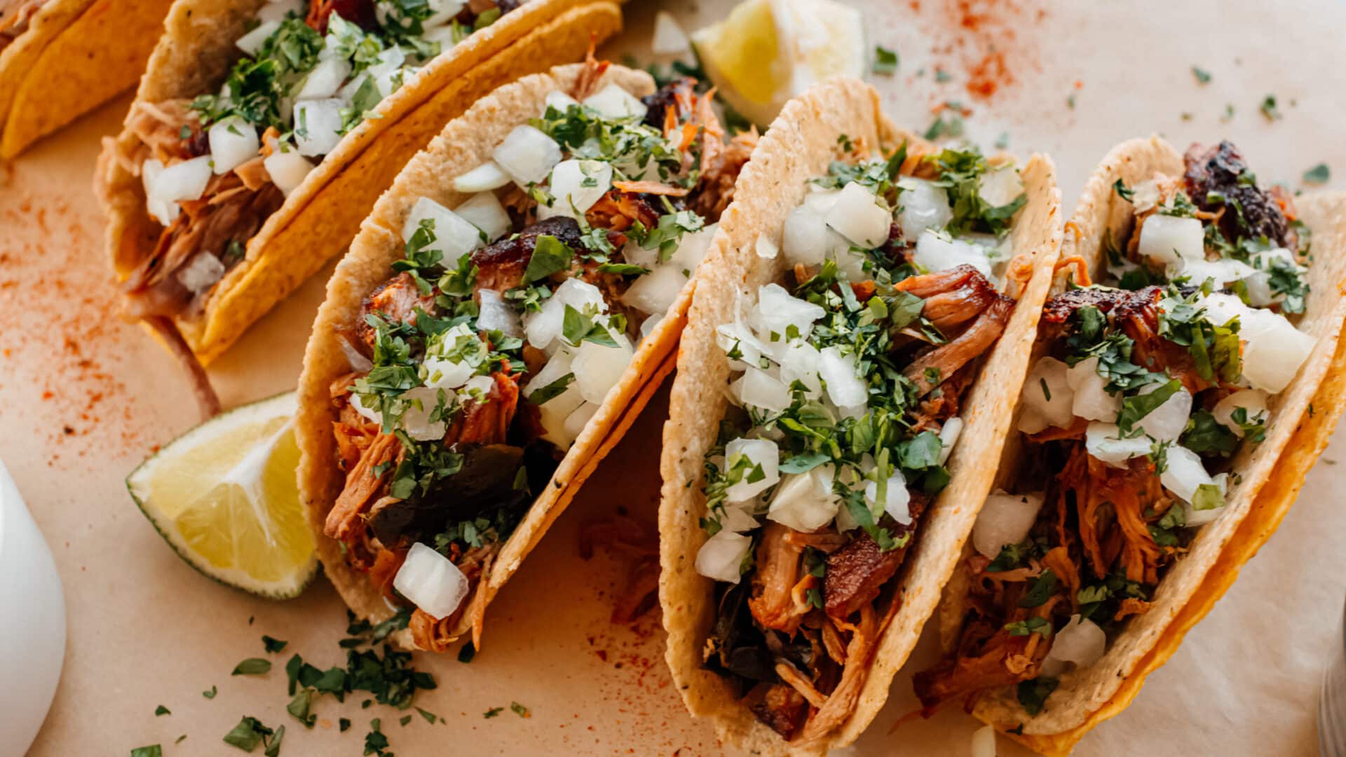 Zupan’s SlowRoasted Carnitas Tacos with Cilantro, Onion & Lime