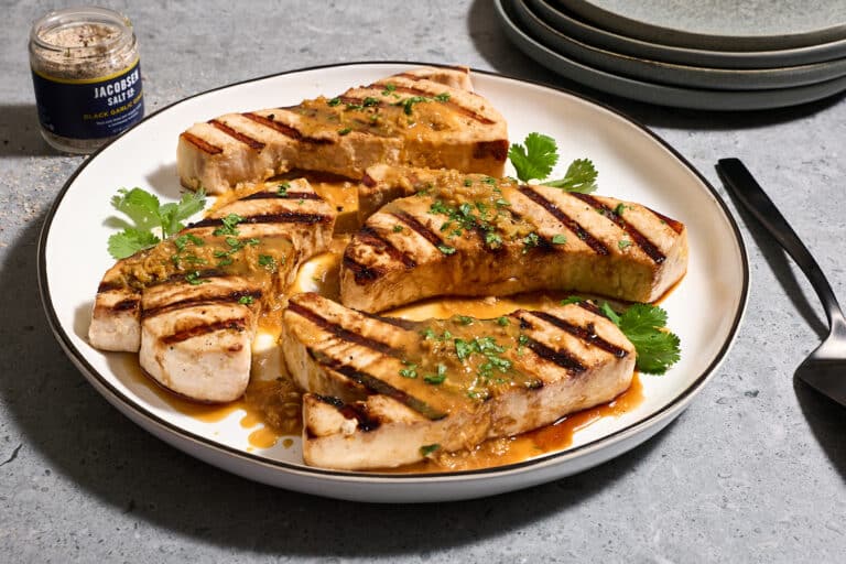 ORANGE & GINGER GRILLED SWORDFISH