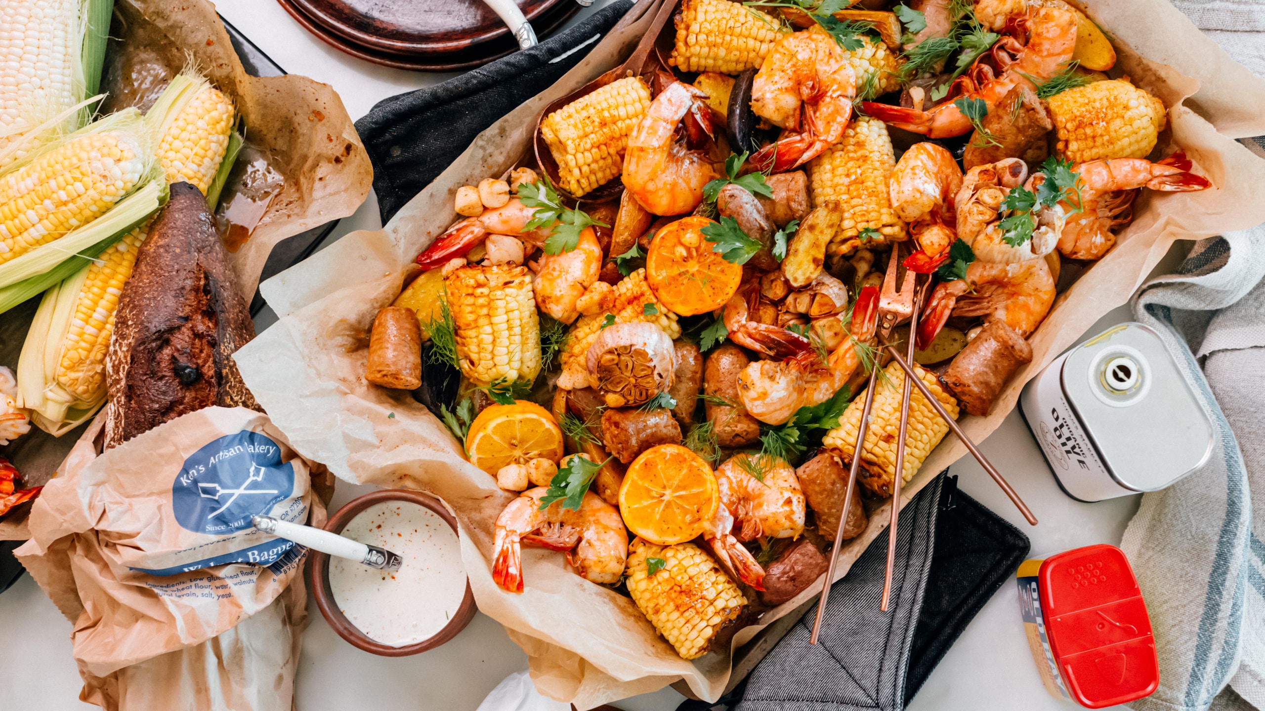 Sheet Pan Shrimp Boil