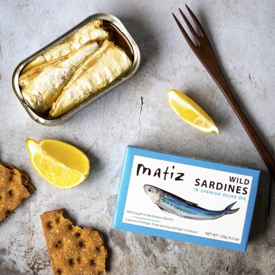 Matiz tinned wild sardines at Zupan's Markets in Portland