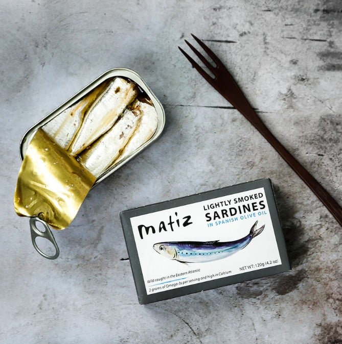 Matiz canned sardines at Zupan's Markets