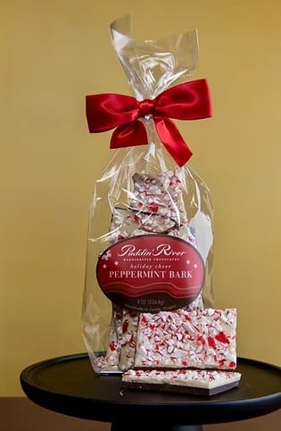 peppermint bark gift bag