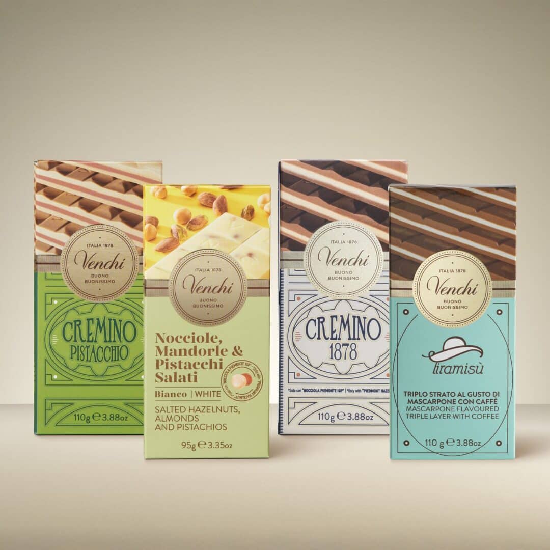 Venchi Chocolate bar varieties at Zupan's Markets