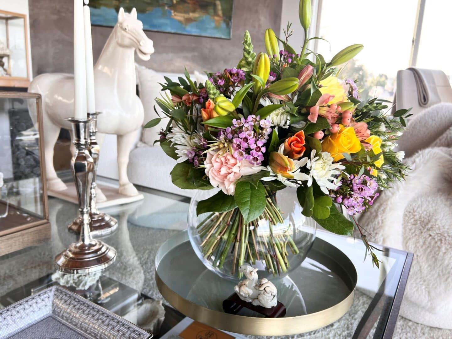 Flower Bouquet on a table