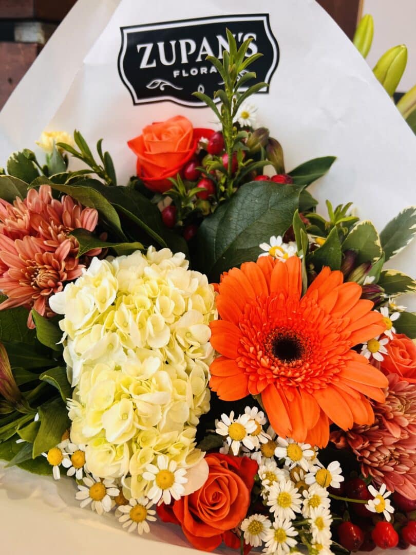Floral Bouquet with Zupan's Floral paper