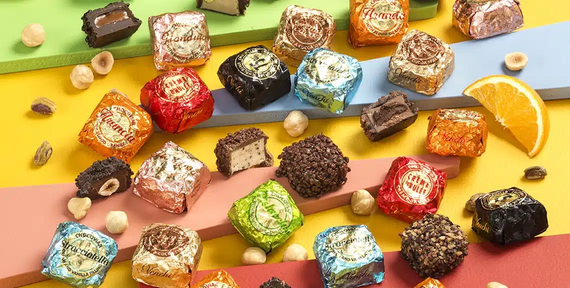 Venchi bite sized chocolate vaieties