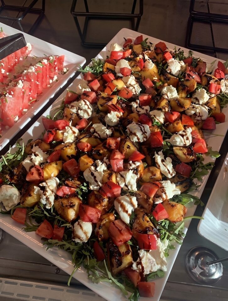 Peach, Burrata & Tomato Salad at Zupan's Market